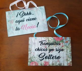 Cartel boda novia