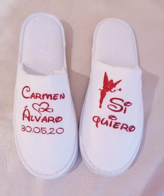 Zapatillas de rizo