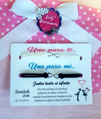 Pulseras infinito inseparables