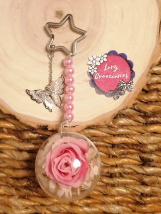 Llavero Rosa eterna