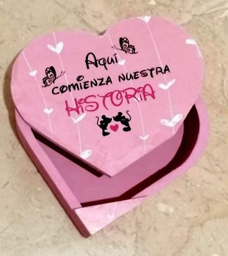 Caja Corazón arras