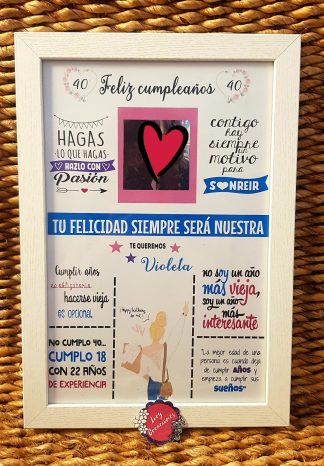 Lamina 40 cumpleaños