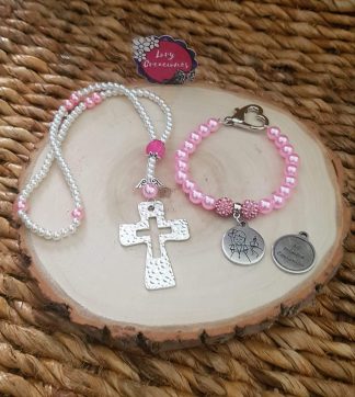 Conjunto de Rosario y pulsera