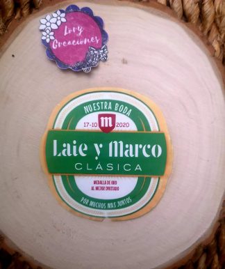 Etiqueta cerveza personalizada