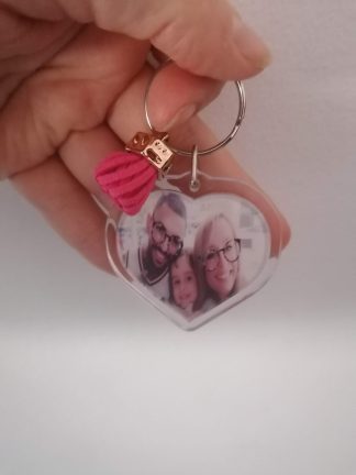 Llavero corazón foto
