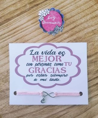 Pulsera infinito
