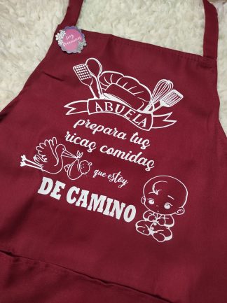 Delantal personalizado abuelos